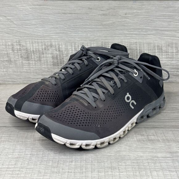 On Running Other - ON Cloudflow Running Trainer Shoes Men's 7.5 Athletic Trainer Black Asphalt